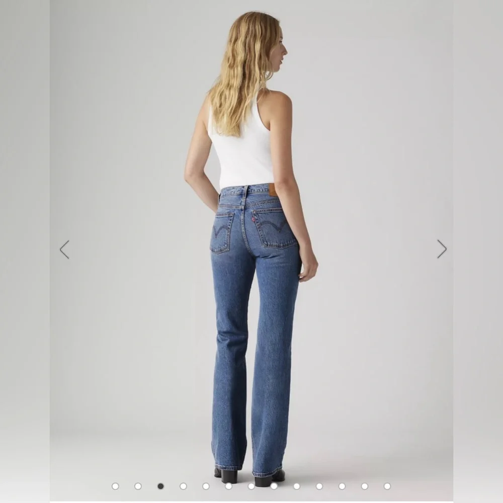 Levi's wedgie boot 27x32 Blue Denim Jeans - Picture 8 of 10
